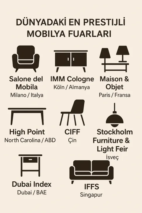 Dünyanın En Prestijli Mobilya Fuarları 